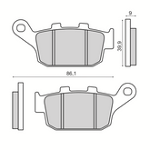 Pastiglie Freno RMS Organiche Honda X-ADV 750 Posteriore per HONDA CB 500 F 500 2013 - 2015